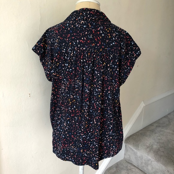 SOLDAnthropologie Maeve Cap Sleeve Raffine Blouse - Picture 4 of 8